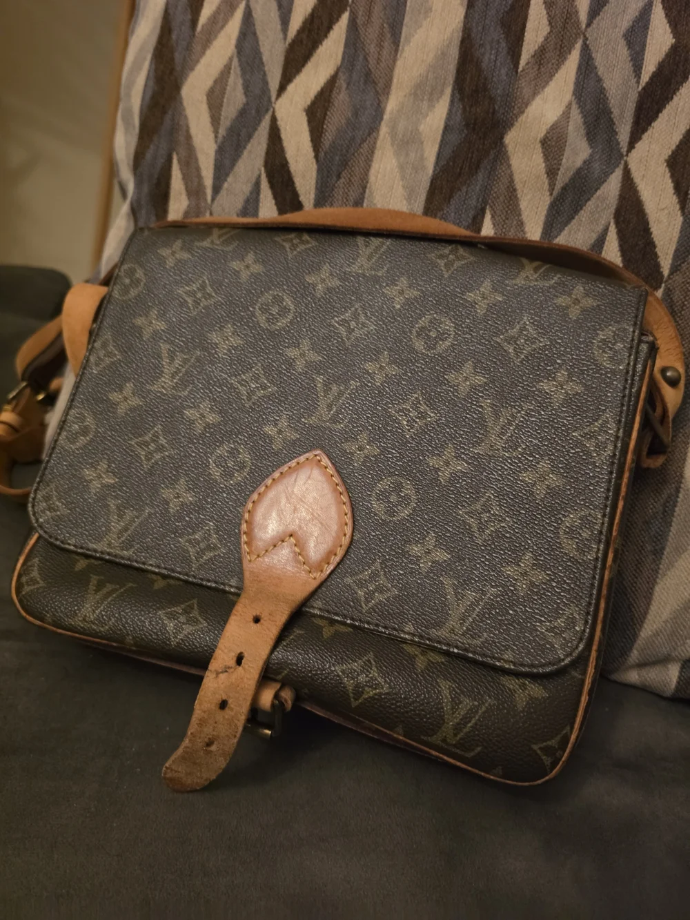 Louis Vuitton Monogram Canvas Brown Messenger Bag